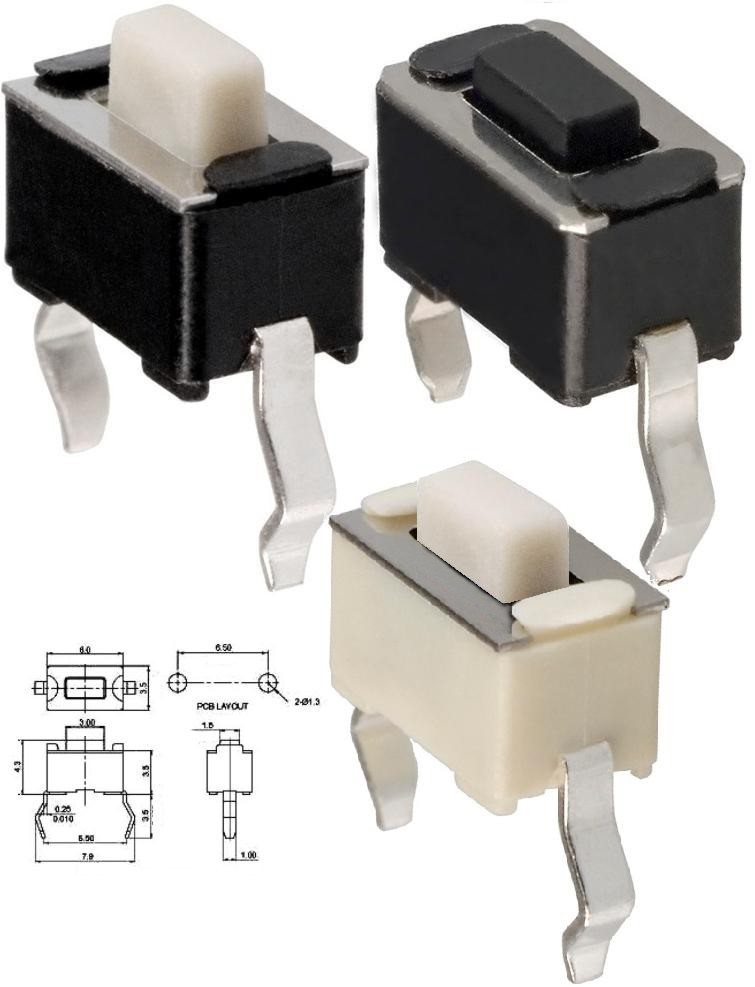 Tact Switch 6x3mm