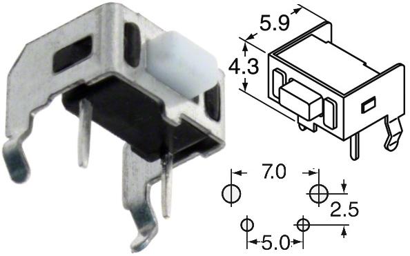 Tact Switch 6x5mm