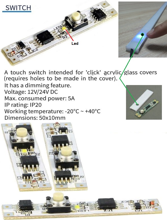 Touch switch Led