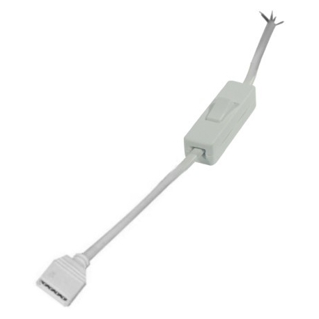 Conector de 4 pin con interruptor para Tiras LED