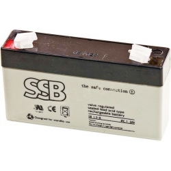 Bateria Plomo Gel recargable de 6v.1.300mA