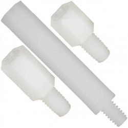 Separadores hexagonales de Nylon-poliamida M4 rosca