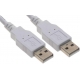 Cable USB-A Macho-Macho Gris