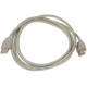Cable USB-A Macho-Macho Gris
