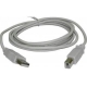 Cable USB-A Macho-Hembra Gris
