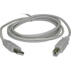 Cables USB-A USB-B Impresoras Macho-Macho Gris