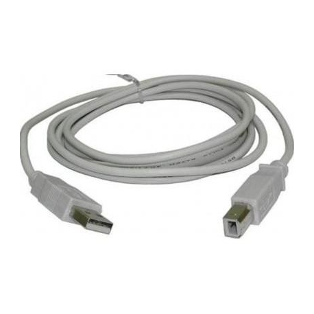 Cable USB-A Macho-Hembra Gris