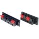 Conector de altavoz doble de panel