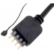 Conectores de 4 pin macho Negro para LED RGB