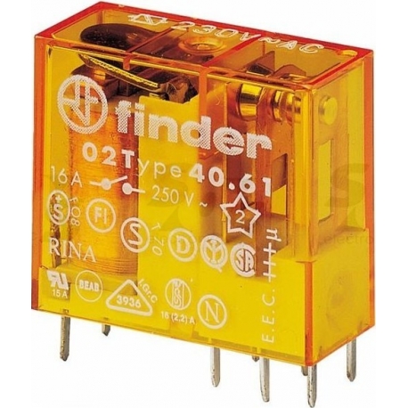 Rele Finder 16A. 40.61 220v