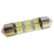 Festoon 6 LED 1210 SMD de 31mm
