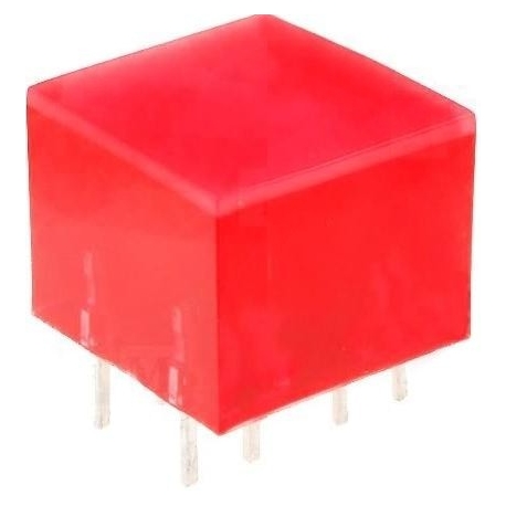 Cubo Led rojo