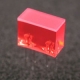 Cubo Led de 5x10mm Rojo