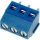 Bornas circuito impreso 3.81mm Azul 3pin