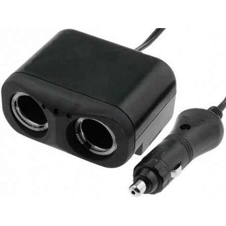 Alargador mechero 2 hembra 1 macho 12v