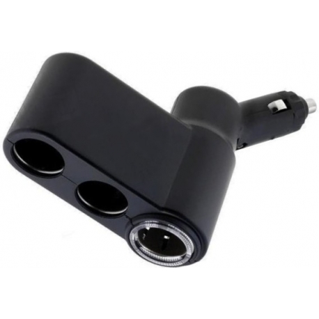 Alargador enchufe mechero 2-3 hembras 12v