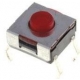 Tact Switch de 6.2x6.3x3.1mm rojo