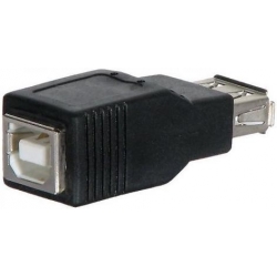Adaptador USB-A/USB-B Hembra-Hembra