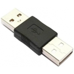 Adaptador USB-A Doble Macho-Macho