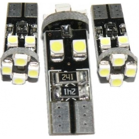 Bombilla LED T10 Canbus 8 Led 3528 SMD 12v