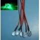 Led cableado Superbrillo 10mm 12v.