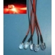 Led cableado Superbrillo 10mm 12v.