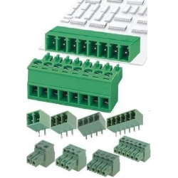 Bornas enchufables paso 3.5mm