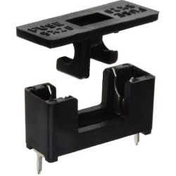 Portafusible 5x20 C.Impr tapa negra