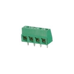 Bornes circuito impreso Recto paso 5mm 4pin verde