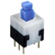 Interruptor de pulsador On-Off 2c/2pos.7X7X7MM-Interruptor boton largo