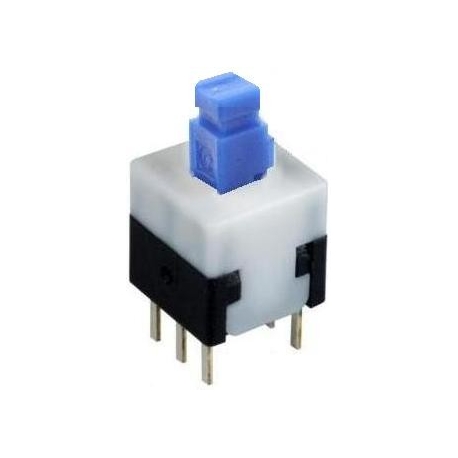 Interruptor de pulsador On-Off 2c/2pos.7X7X7MM-Interruptor boton largo