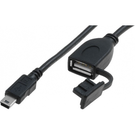Cable USB-A-USB-B MIni Hembra-Macho