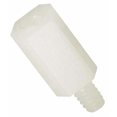 Separadores hexagonales de Nylon-poliamida M3 rosca