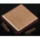 Disipador de Cobre de 15x15mm