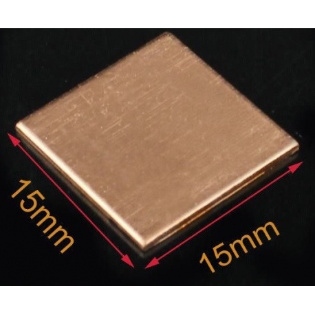 Disipador de Cobre de 15x15mm