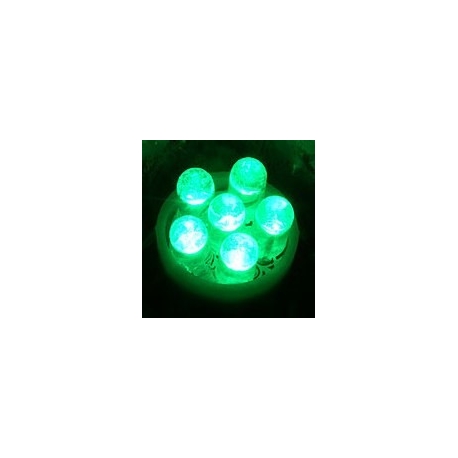 Bombillas LED T10 W5W Verde 12v