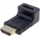 Adaptador HDMI hembra-macho 90º