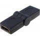 Adaptador HDMI hembra-hembra abatible