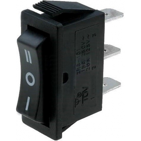 Conmutador basculante 1033C0 (Rocker) 3 posiciones