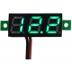 Voltimetro Led 0-30v. de panel Verde
