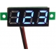 Voltimetro Led 0-30v. de panel Azul