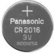 Pilas de Litio CR2016 Panasonic