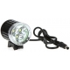 Linterna casco-bicicleta 2200Lm. 3xCREE XML T6