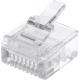Conectores Clip RJ45 8P8C corto