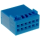 Conector Quadlock Hembra 12pin Azul