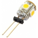 Bombillas G4 Vertical 5 Led SMD 5050 12v 2 Pin