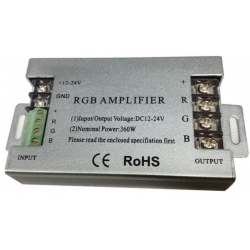 Amplificador PWM 3 canales Led o RGB 12-24v.30A.