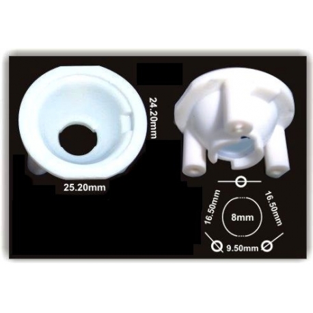 Reflectores de 3-4 patas Blanco Sin Aro