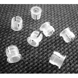 Soporte Mirillas de plastico transparente para Led de 5mm