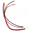 Juego Conector JST BEC RCY Blanco 2 pin cables de Silicona 170mm